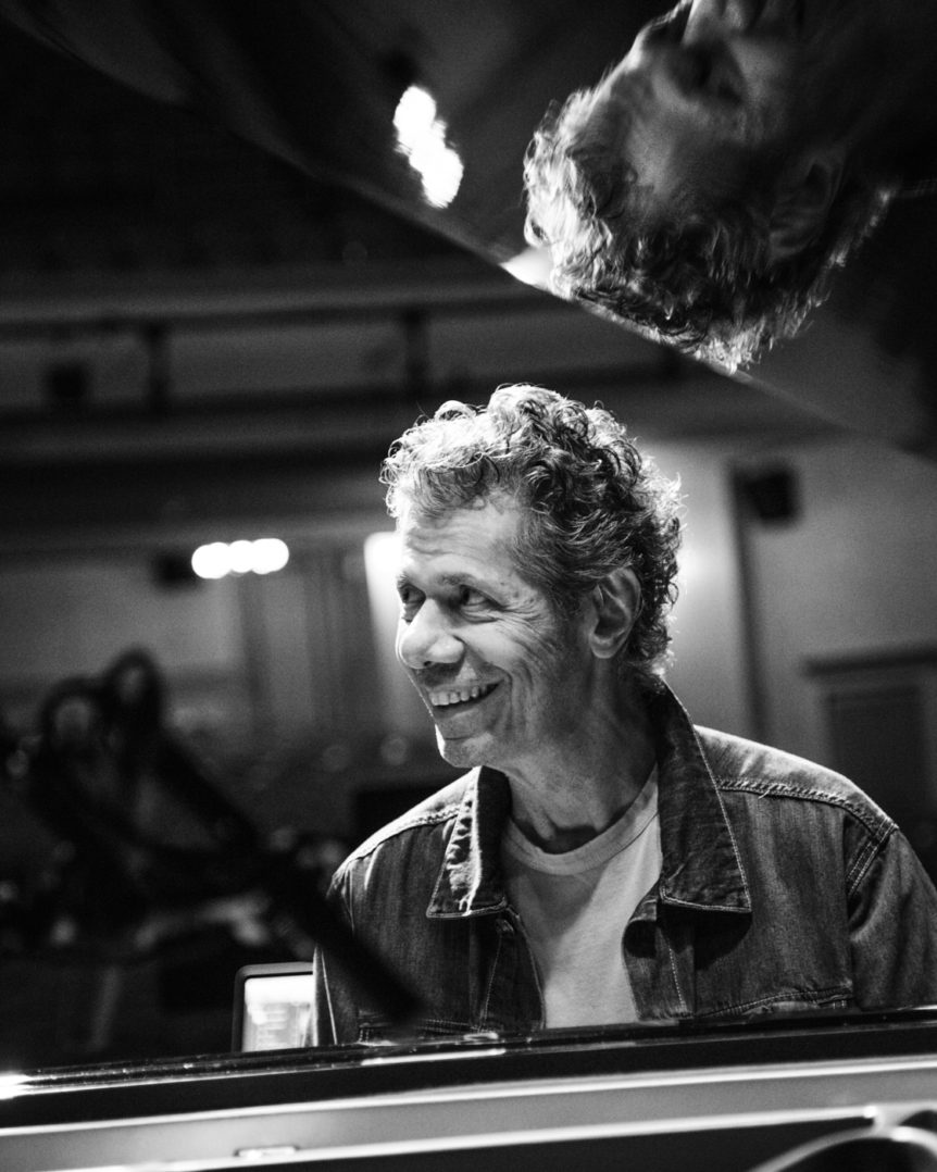 Chick Corea, jazz pianist, in performance in New York City